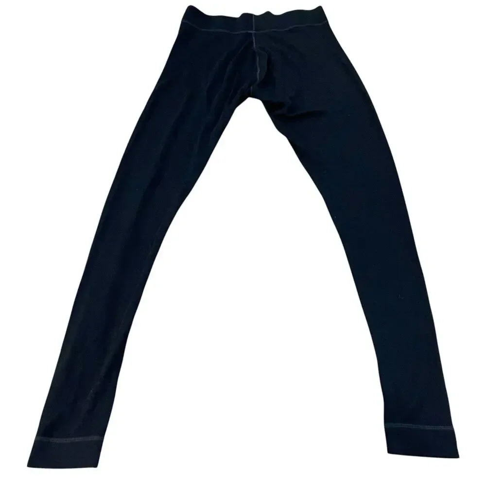 Smartwool Womens Merino Wool Base Layer Pants Medium Black Skinny Full Length - Picture 5 of 10